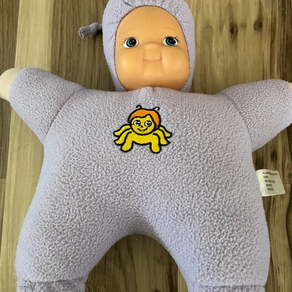 Vintage Purple Rare Itsy Bitsy Singing Spanish Plush Doll